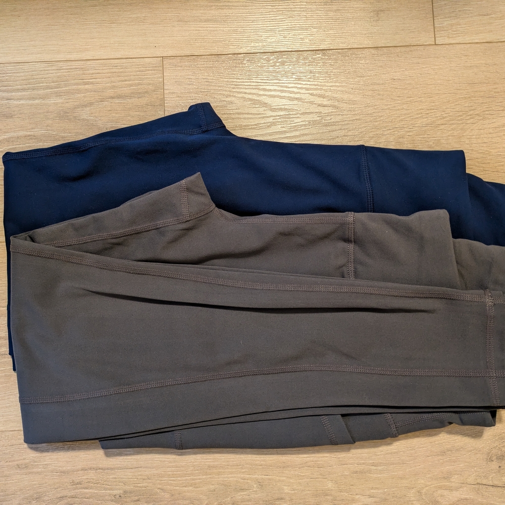 New Navy and Gray Leggings